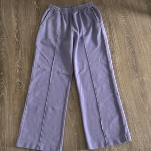 Big Bud Press Wide Leg Sweatpants, sz Small, light purple